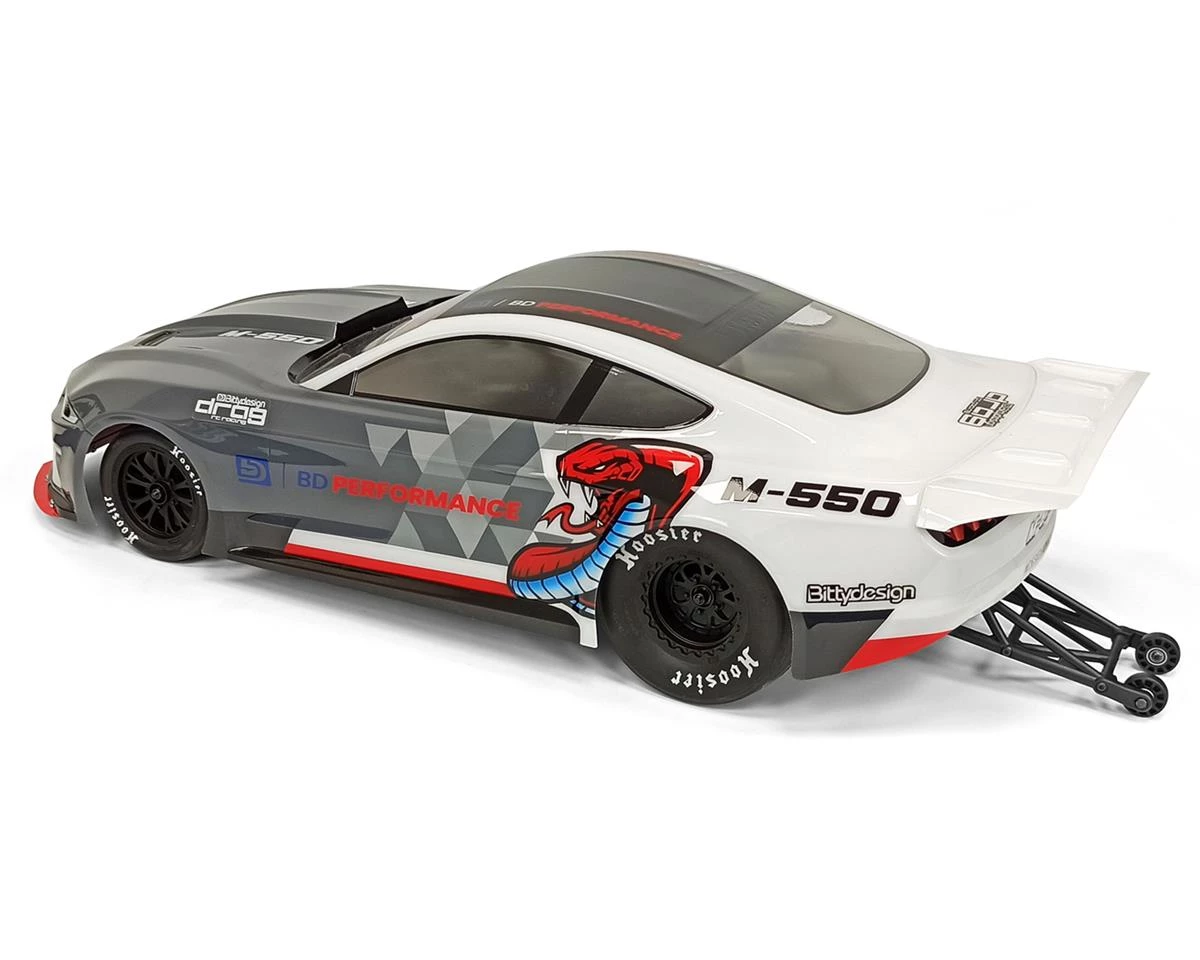 Bittydesign M-550 1/10 Pro No Prep Street Eliminator Drag Racing Body (Clear) 4 Bittydesign M-550 1/10 Pro No Prep Street Eliminator Drag Racing Body (Clear) - Image 2
