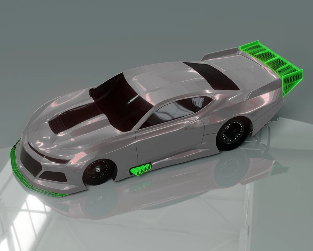 Bittydesign ZL21 1/10 Pro No Prep Street Eliminator Drag Racing Body (Clear) 6 Bittydesign ZL21 1/10 Pro No Prep Street Eliminator Drag Racing Body (Clear) - Image 4