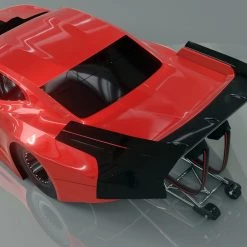 Bittydesign ZL21 Pro Drag Racing Wing Set (Clear) -Deals NEXX Racing Store bdydg zl21w 2