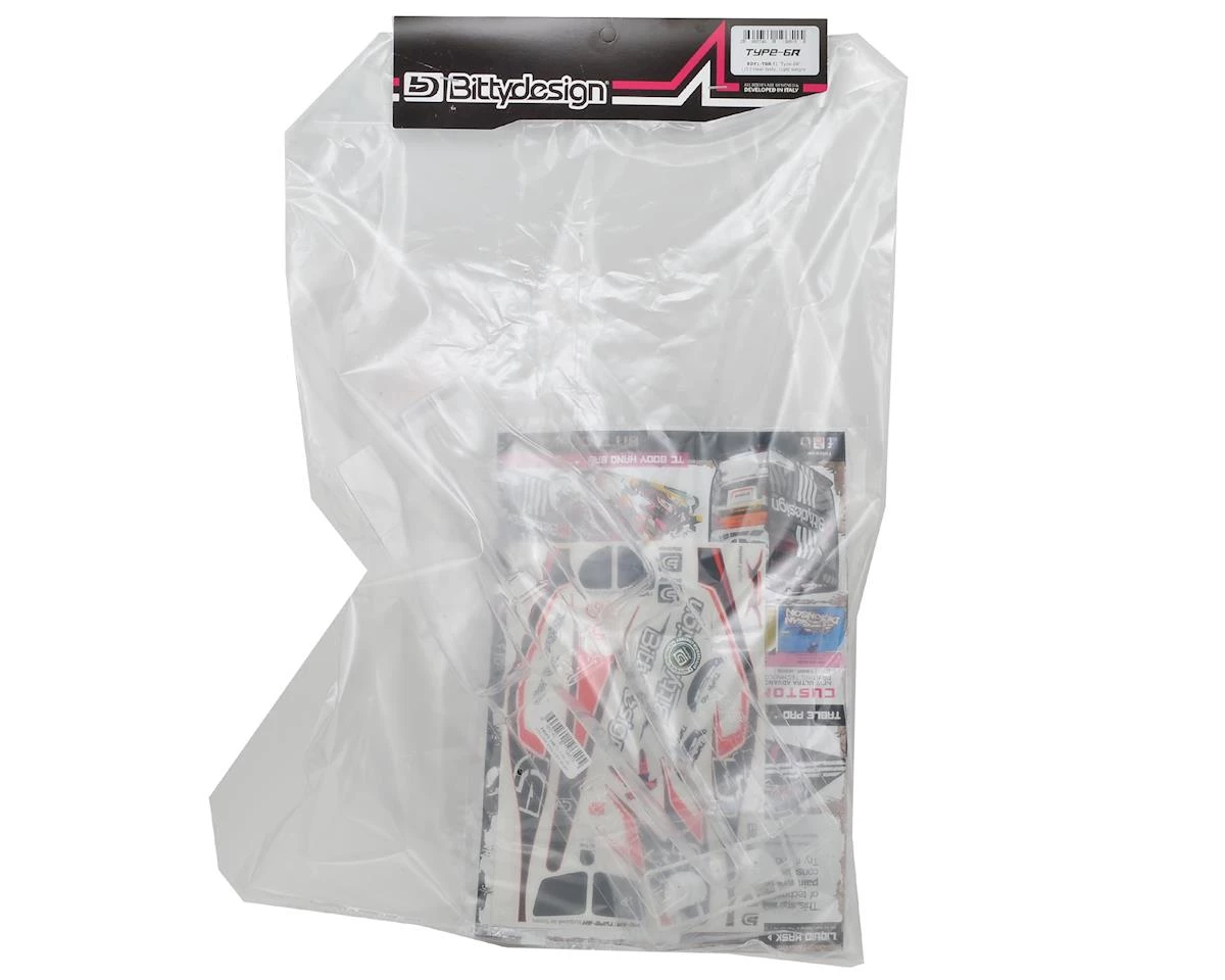Bittydesign "Type-6R" 1/10 F1 Body (Clear) (Light Weight) 6 Bittydesign "Type-6R" 1/10 F1 Body (Clear) (Light Weight) - Image 4