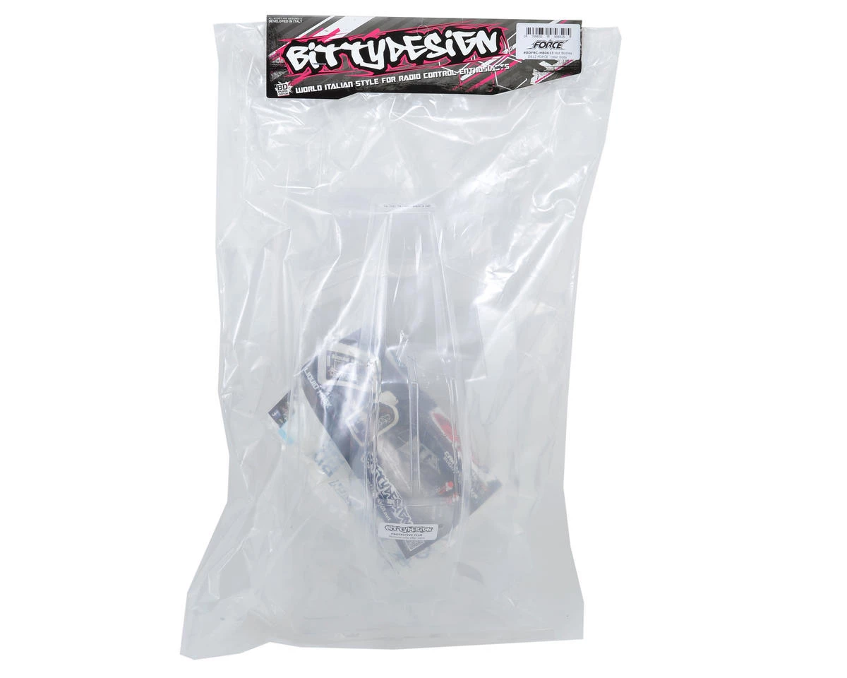 Bittydesign "Force" Hot Bodies D815/D812 1/8 Buggy Body (Clear) 5 Bittydesign "Force" Hot Bodies D815/D812 1/8 Buggy Body (Clear) - Image 3