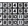 Bittydesign Race Number Decal Sheet (34x24cm)