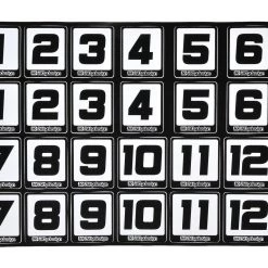 Bittydesign Race Number Decal Sheet (34x24cm)