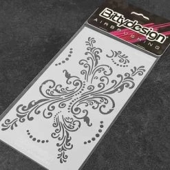 Bittydesign Vinyl Paint Stencil (Floral)
