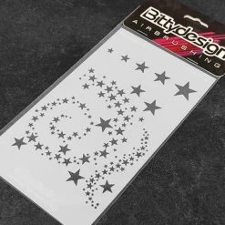Bittydesign Vinyl Paint Stencil (Stars V2)