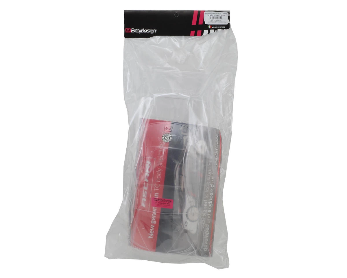 Bittydesign Ascari 1/10 Touring Car Body (Clear) (190mm) (Lightweight) 4 Bittydesign Ascari 1/10 Touring Car Body (Clear) (190mm) (Lightweight) - Image 2