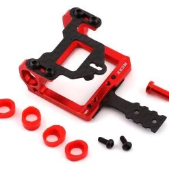 NEXX Racing MR015/02/03 LCG 98-102mm Aluminum Square Motor Mount (Red)