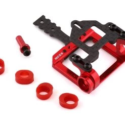 NEXX Racing Aluminum Square Motor Mount for 98-102mm LM (Red)