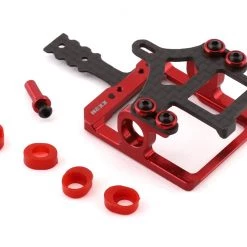 NEXX Racing Aluminum Square Motor Mount for 90-94mm RM (Red)