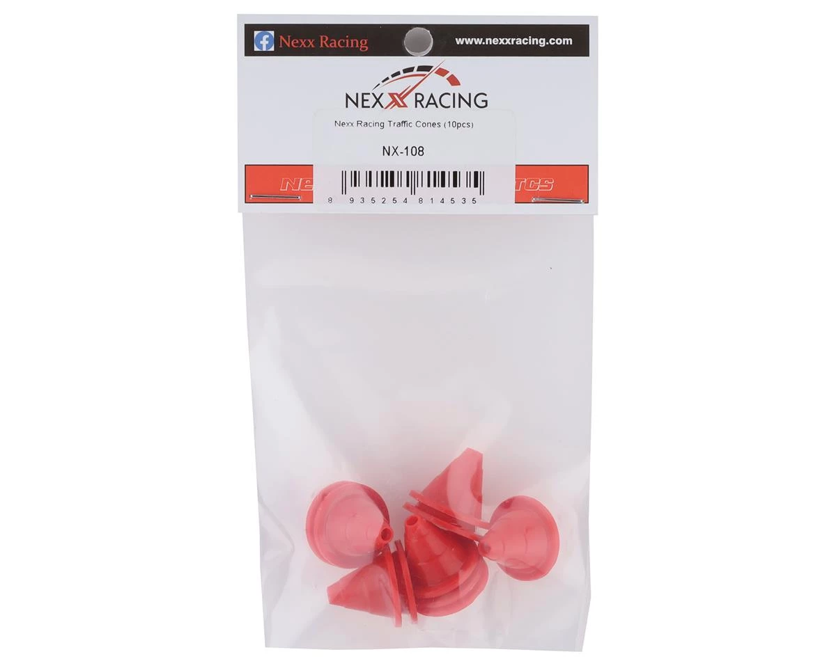 NEXX Racing Traffic Cones (Red) (10) 4 NEXX Racing Traffic Cones (Red) (10) - Image 2