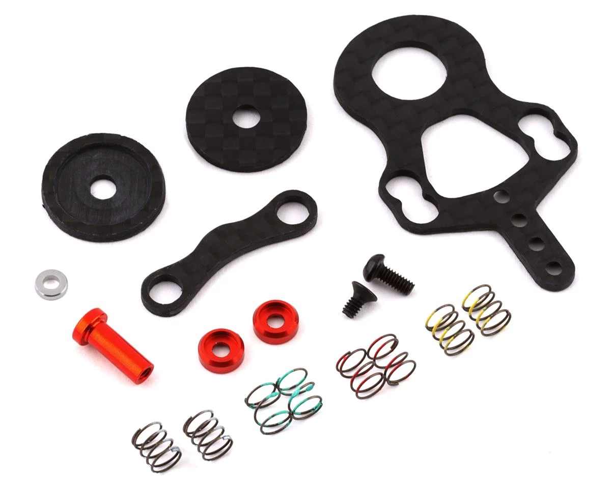 NEXX Racing MR02/03 Multilength Carbon Disk Damper Set (Red) 3 NEXX Racing MR02/03 Multilength Carbon Disk Damper Set (Red)