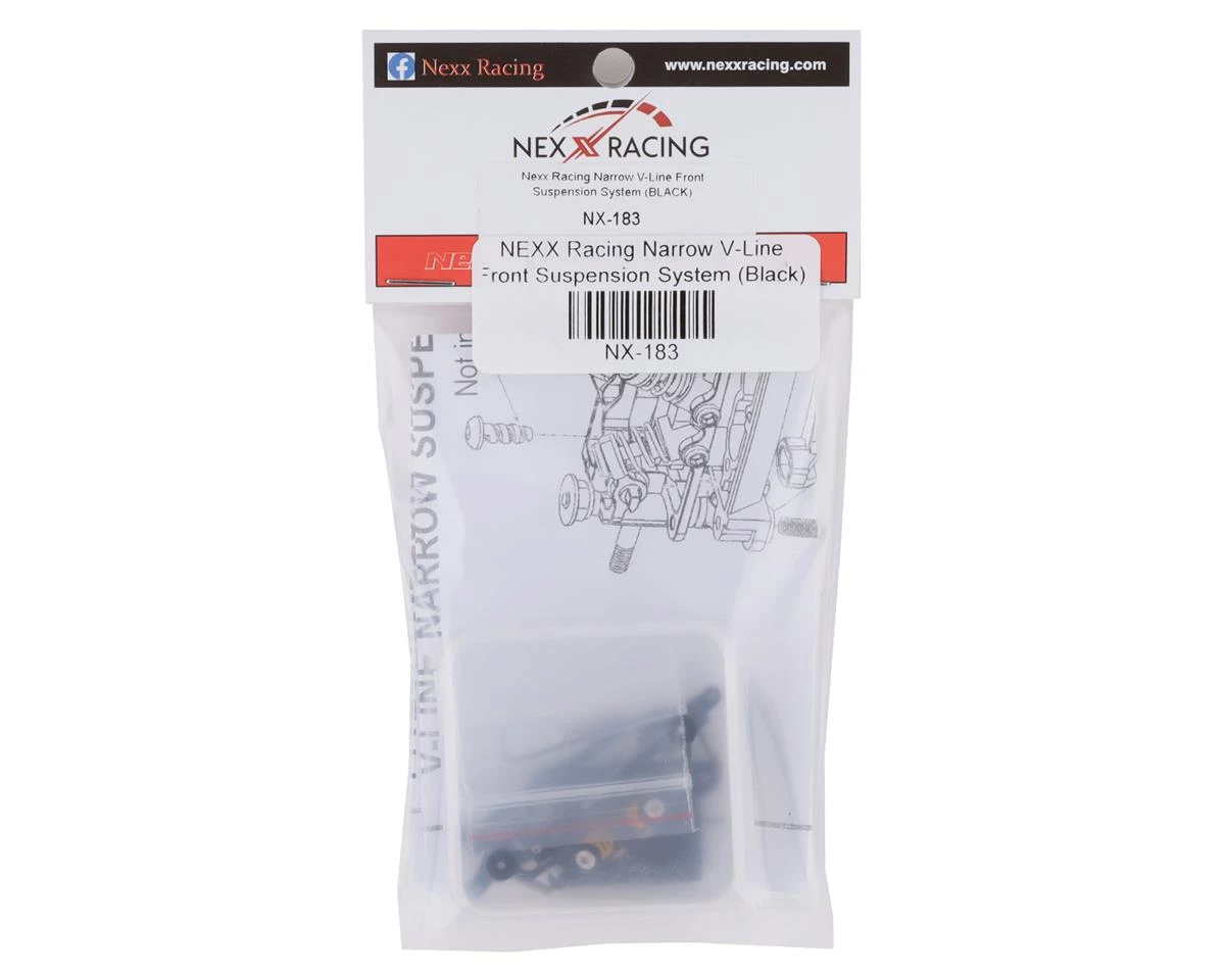 NEXX Racing Narrow V-Line Front Suspension System (Black) 5 NEXX Racing Narrow V-Line Front Suspension System (Black) - Image 3