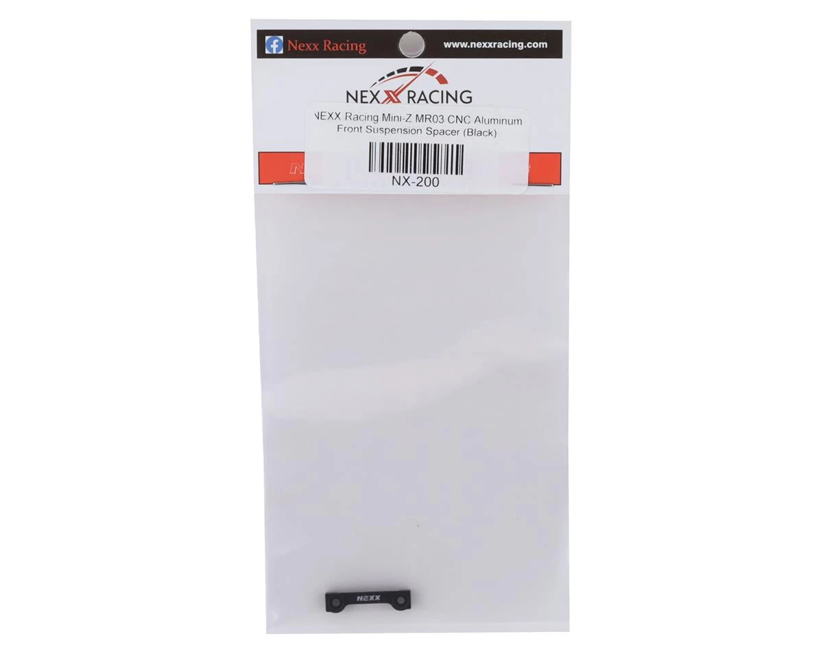 NEXX Racing MR03 Aluminum Front Suspension Spacer (Black) 4 NEXX Racing MR03 Aluminum Front Suspension Spacer (Black) - Image 2