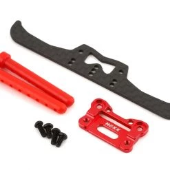 NEXX Racing Mini-Z Aluminum/Carbon Front Pancar Bumper (Red)