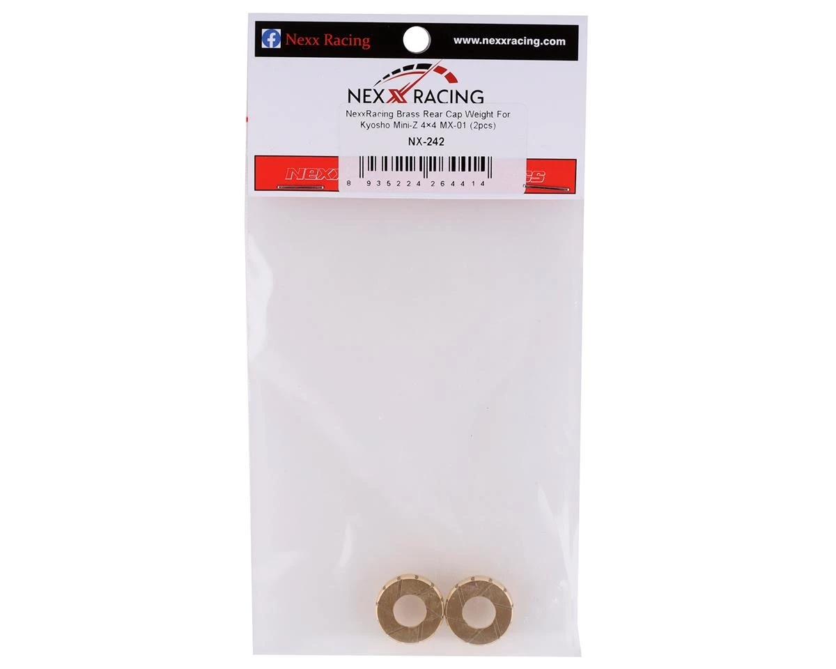 NEXX Racing Brass Rear Cap Weight (2) 4 NEXX Racing Brass Rear Cap Weight (2) - Image 2