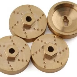 NEXX Racing SCX24 Brass Wheel Hubs (+0mm) (4)
