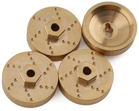 NEXX Racing SCX24 Brass Wheel Hubs (+0mm) (4) 3 NEXX Racing SCX24 Brass Wheel Hubs (+0mm) (4)