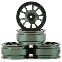 NEXX Racing SCX24 1.0" Aluminum Wheels (Type 1) (Green) (4)