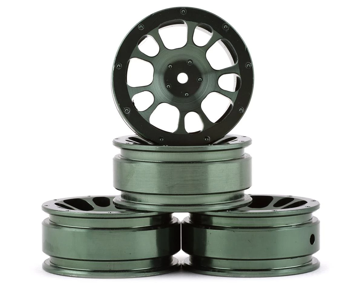 NEXX Racing SCX24 1.0" Aluminum Wheels (Type 1) (Green) (4) 3 NEXX Racing SCX24 1.0" Aluminum Wheels (Type 1) (Green) (4)