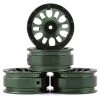 NEXX Racing SCX24 1.0" Aluminum Wheels (Type 2) (Green) (4)