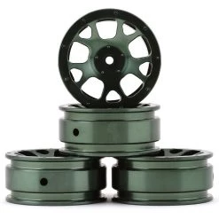 NEXX Racing SCX24 1.0" Aluminum Wheels (Type 3) (Green) (4)