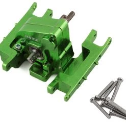 NEXX Racing Axial SCX24 Aluminum Skid Plate w/Gearbox (Green)
